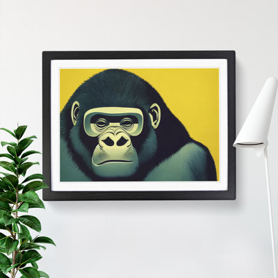 The Good Gorilla Abstract - Single Picture Frame Print