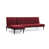 100% polyester marron est en rupture de stock