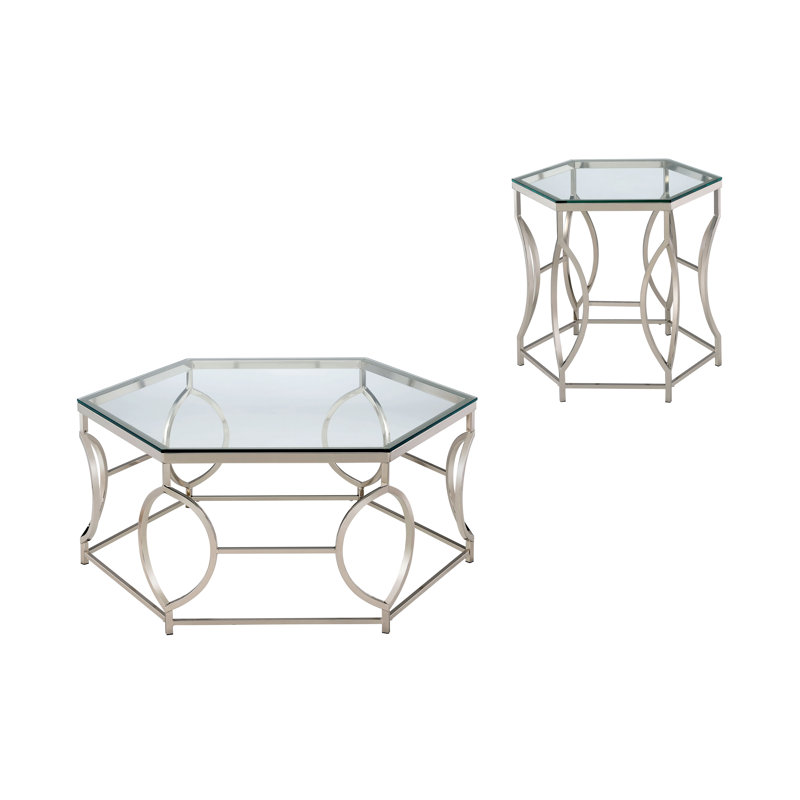 Ensemble de tables basses 2 pièces Frostia