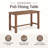 Lorraine Acacia Solid Wood Dining Table-359906177