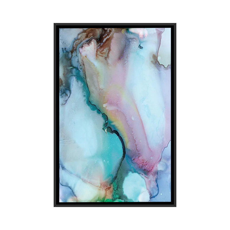 "into the galaxy ii" non disponible sur toile, H 26 po x l 18 po x P 1,5 po, Toile encadrée noire, Pas de tapis