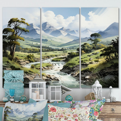 Ensemble de décoration murale Dominicain Breezes II - Paysages dominicains