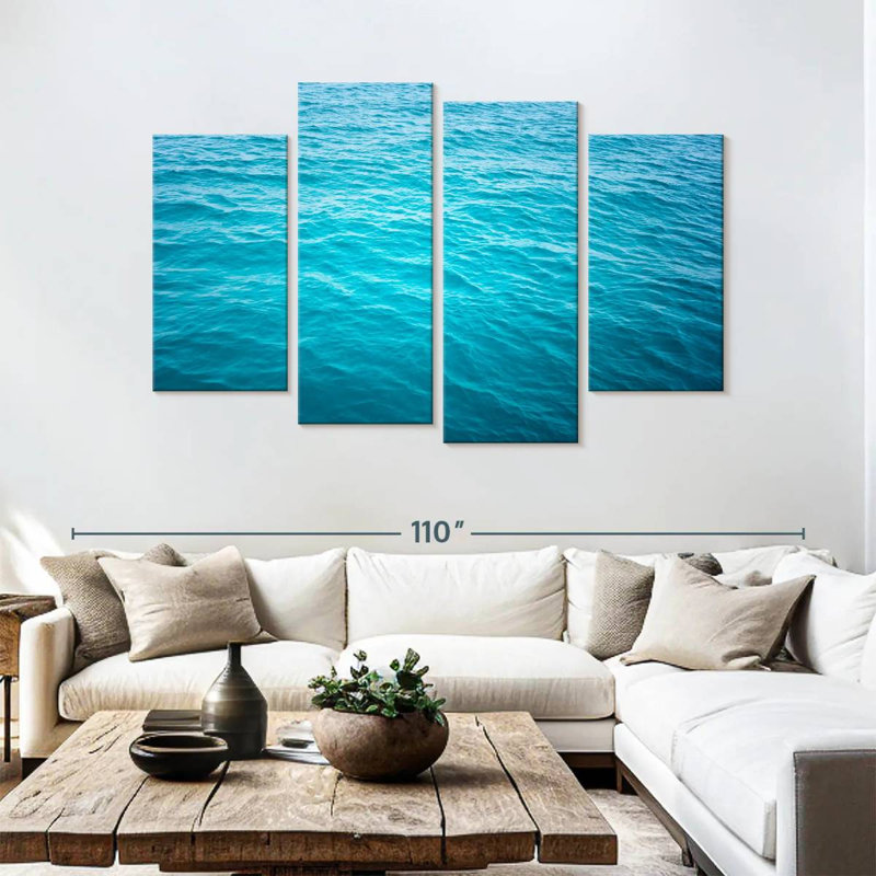 Gillard Calm Ocean Wave, H 54 po x l 84 po