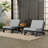 Polett All-Weather 2-Person Solid Teak Patio Set, Complete Outdoor Seating Group with Armless Chairs, Cushions & Side Table-1223654319-1223654313