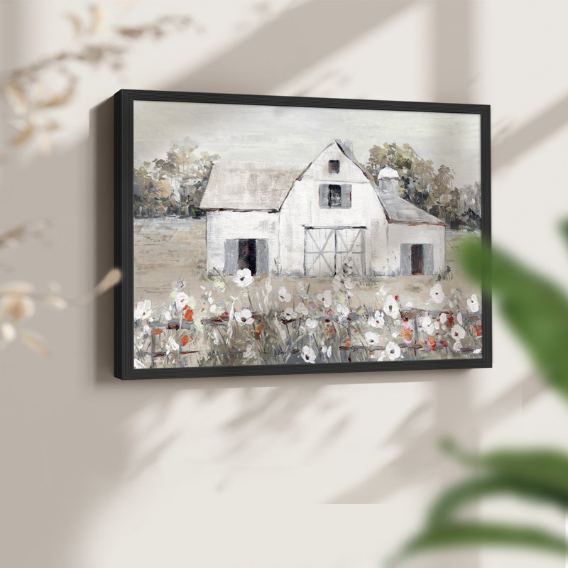 Day On The Farm Boho - Imprimé encadré - Restickable, H 11 po x l 14 po, Noir, noir, noir, noir