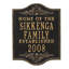 Buena 5-Line Wall Address Plaque-941561058-941561065