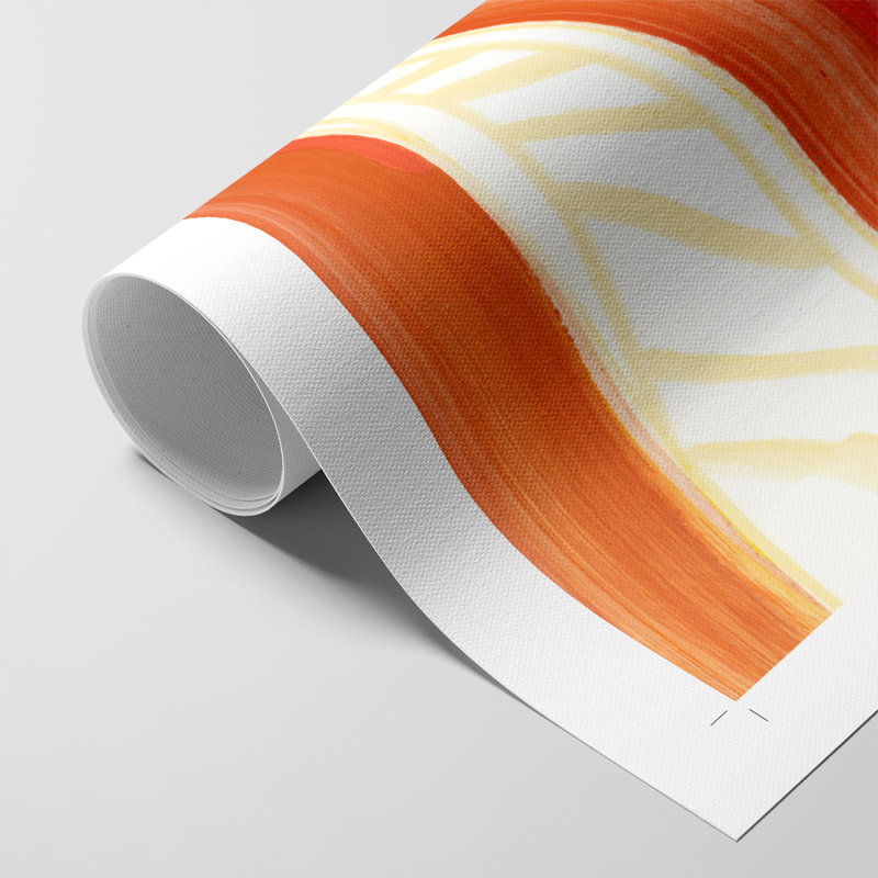 Warm Rays I - Impression sur toile seulement - NON-CADRE, H 60 po x l 40 po