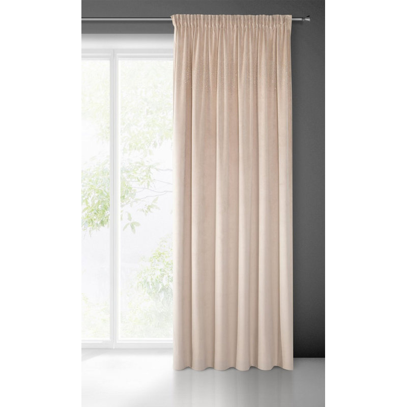 Fredericksburg Blackout Curtains Single Panel, Beige