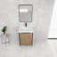 Meuble-lavabo autoportant avec lavabo en résine