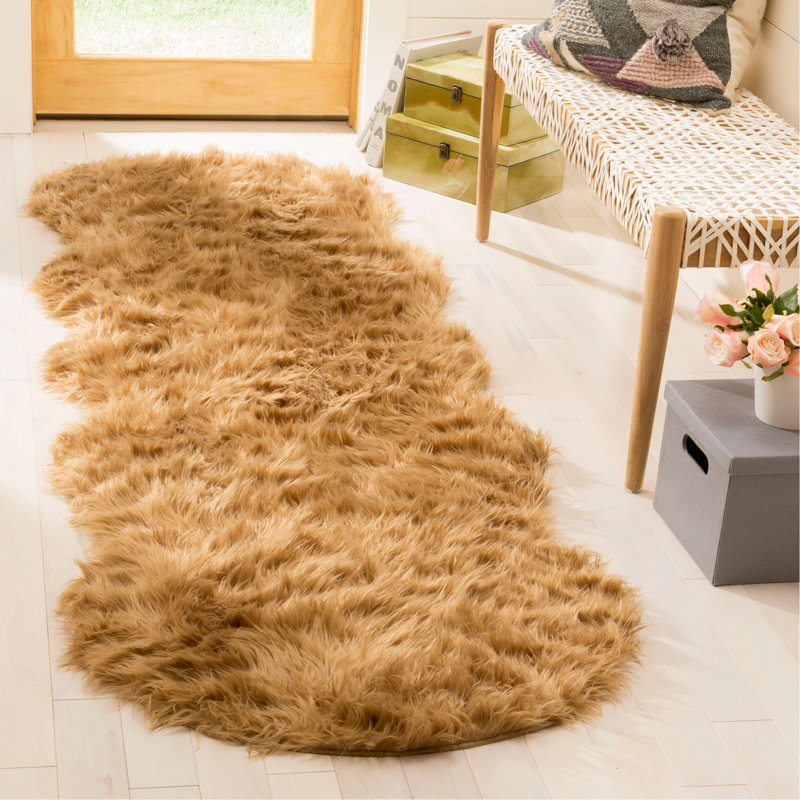 Godeleine Performance Solid Color Rug, Rectangle 4' x 6'