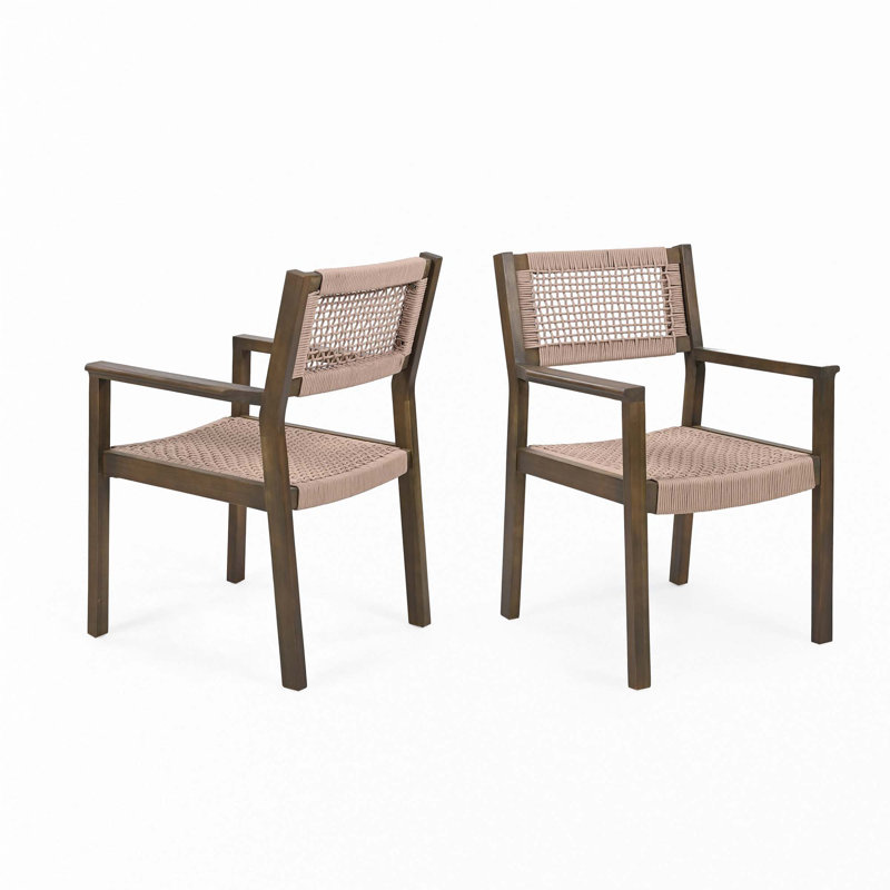 Chaise de salle à manger (ensemble de 2), Gris
