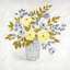 Fleurs dans un vase - reproduction encadrée mat pour décoration de chambre à coucher-368792632-368792633
