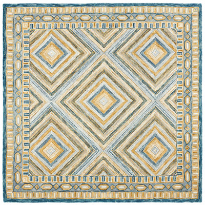 Seidl Hand Tufted Geometric Indoor/Outdoor Rug