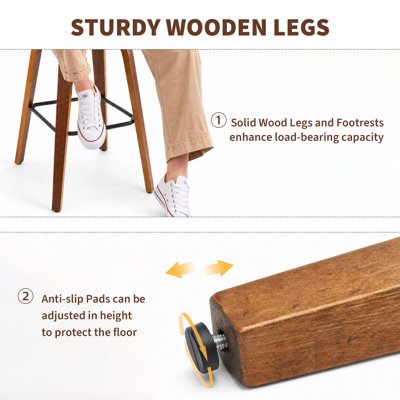 Ensemble de 3 tabourets de bar Modern