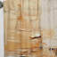 Beige gris géométrique Collage II - rideau abstrait obscurcissant abstrait Collages - 1 panneau-107832165