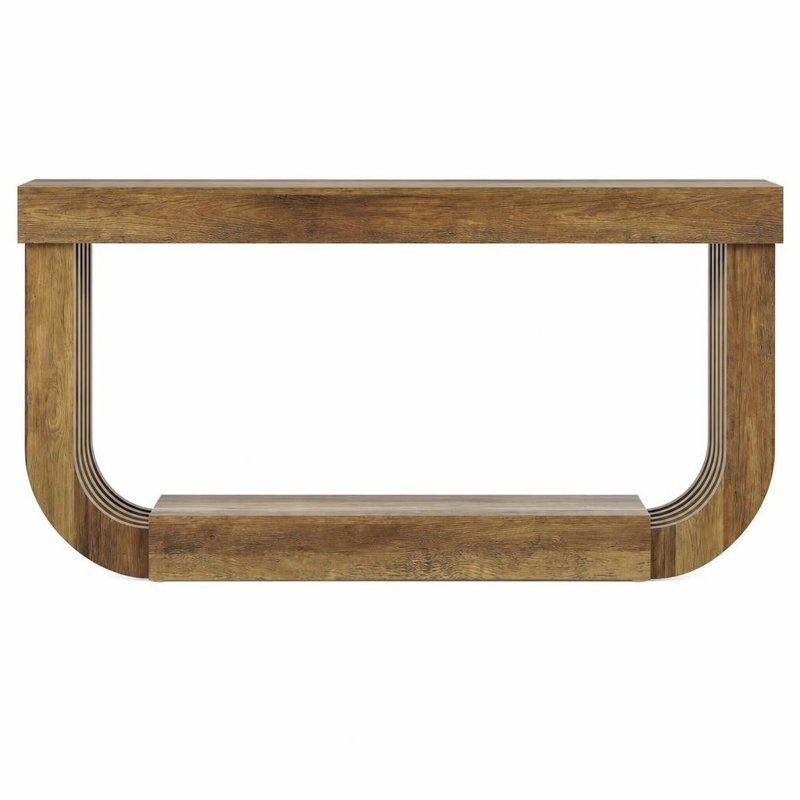 Tribesigns Farmhouse 2-Tier Console Table