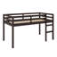 Lit mezzanine en bois avec échelle-426432098