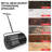 24" Wheeled Compost Spreader, Black