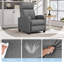 Manual Glider Recliner Armchair  with 3 Relaxation Modes-166082778