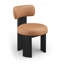Chaise rembourrée en cuir végétalien Atelier Cognac-1792616503-1792616509