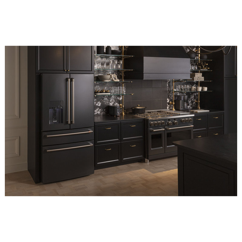 Café 36" French Door 27.8 cu. ft. Refrigerator, Matte Black