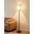 Modern Floor Lamp With Foot Switch, 2-Pack Standing Pole Lamp, Minimalist Freestanding Design With Linen Shade For Living Room, Bedroom, Office (Bulb Not Included)