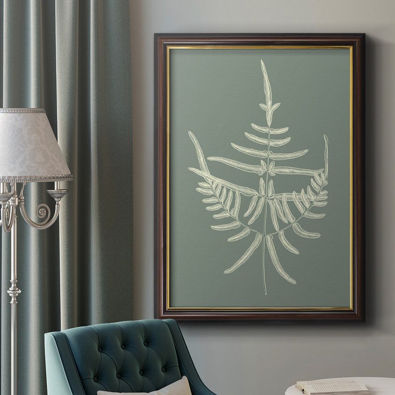 Ferns On Sage I " Ferns On Sage I ", 20" H x 16" W x 2.5" D