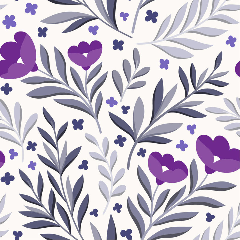 Peel & Stick Floral Tile