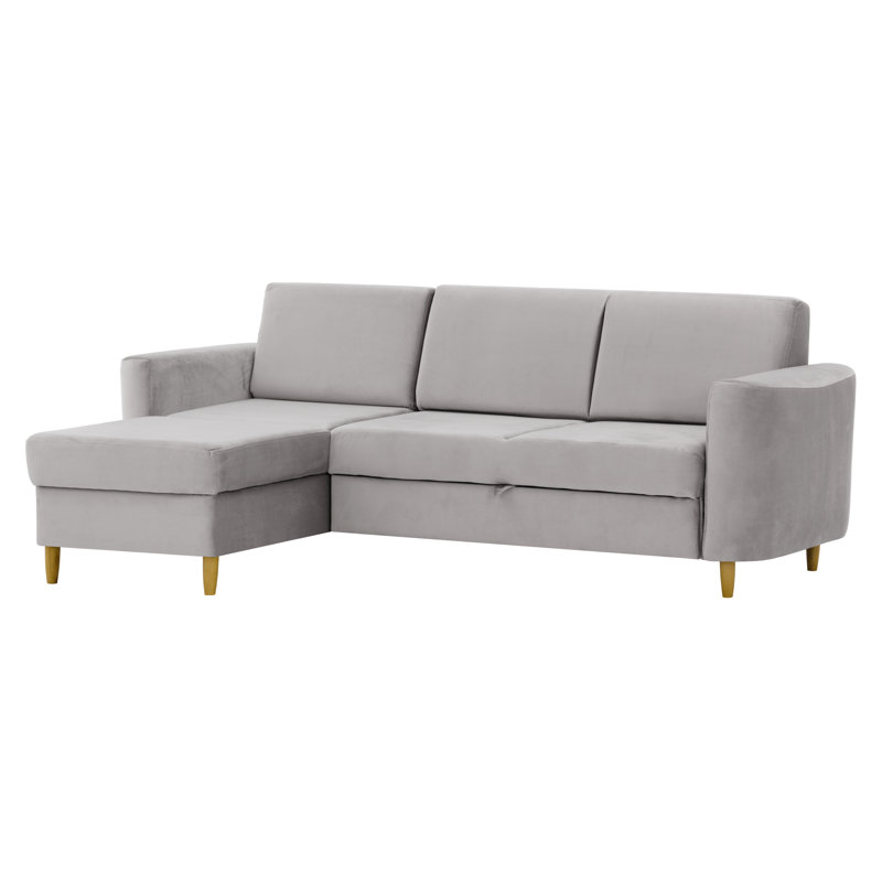 Chaim 4 Seater Sofa Bed, Light Grey