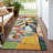 Machine Washable Indoor/Outdoor Xhevrie Gold Rug-1234694150