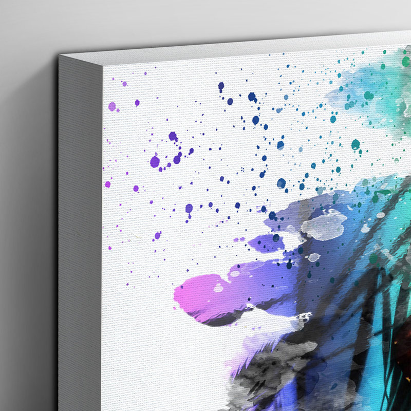 Butterfly - Wall Art, 50cm H x 76cm W, Wrapped Canvas
