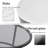 Kitara Round Nesting Coffee Table Set, Storage Drawer Accent Living Room Tables