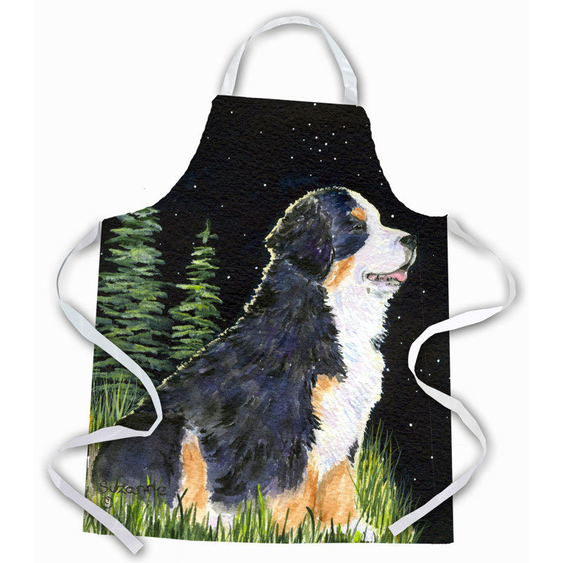 No Pattern Bib Apron