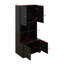 Grande armoire de rangement pour plancher de salle de bain avec 4 portes et tablettes réglables-2089123479