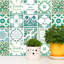 25.4cm W x 25.4cm L PVC Peel and Stick Mosaic Tile