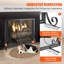 Nadab 1 Panel Iron Fireplace Screen