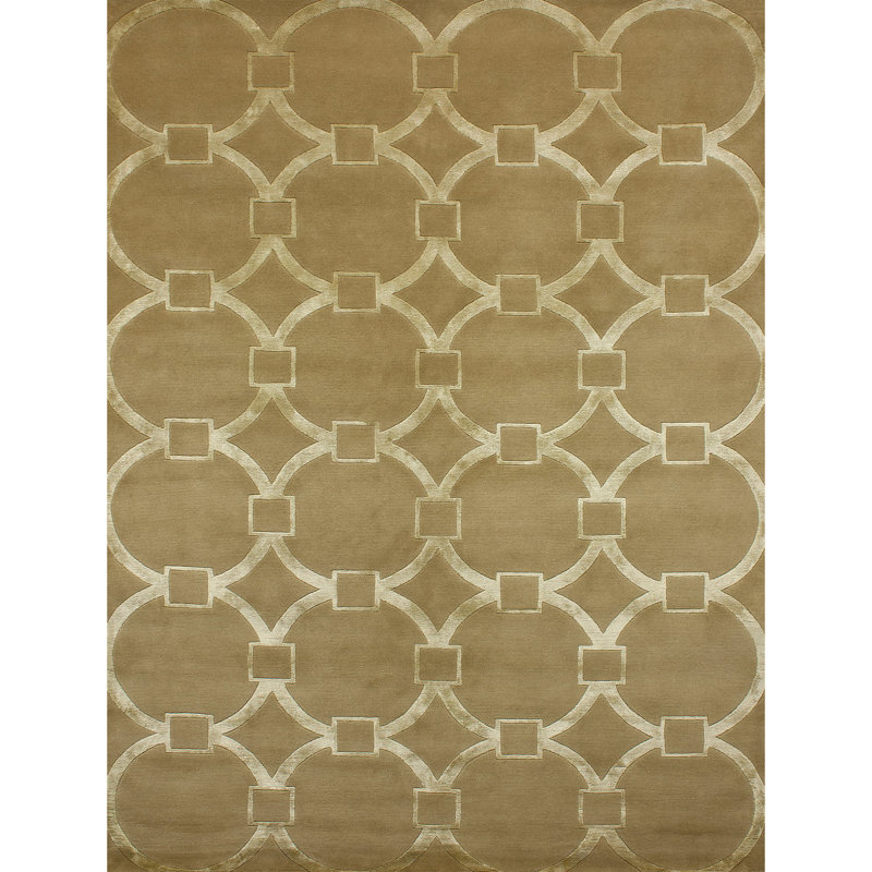 Ikat Area Rug in Amber, Rectangle 8' x 10'