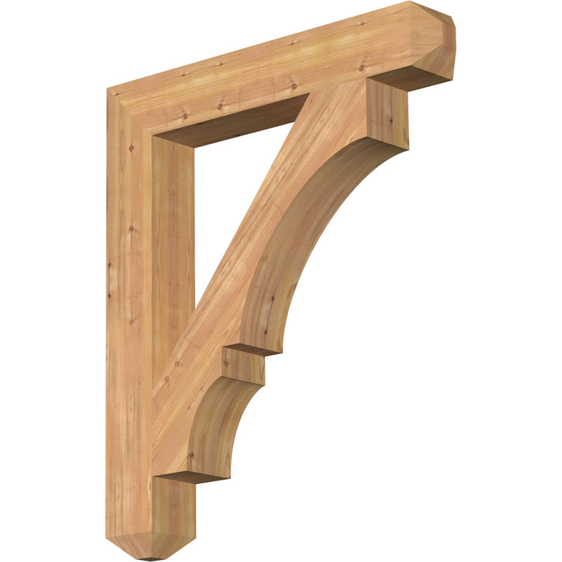 H 5,5 l, Smooth Western Red Cedar, 6" W x 36" D x 42" H