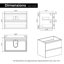 Derrance 24 Inch Single Bathroom Vanity with Ceramic Top with Overflow, Pre-Assembled-2025746520-2075475024