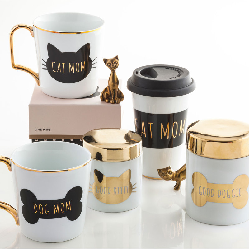 All You Need Is Love Porcelain China Kitchen Canisters & Storage Jars Jar Canister - Set of 1