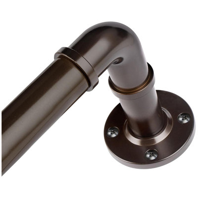 Curtain Rod 32 to 58 Inch1 Inch Heavy Duty Industrial Curtain Rods for Windows