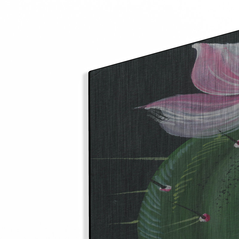 Bungalow rose «Cactus 1» par Kristy riz, art mural en métal, H 36 po x l 24 po