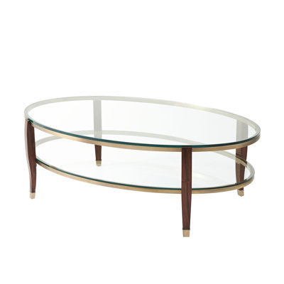 Glass Top Single Coffee Table