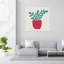Art mural contemporain plante en pot-839968053