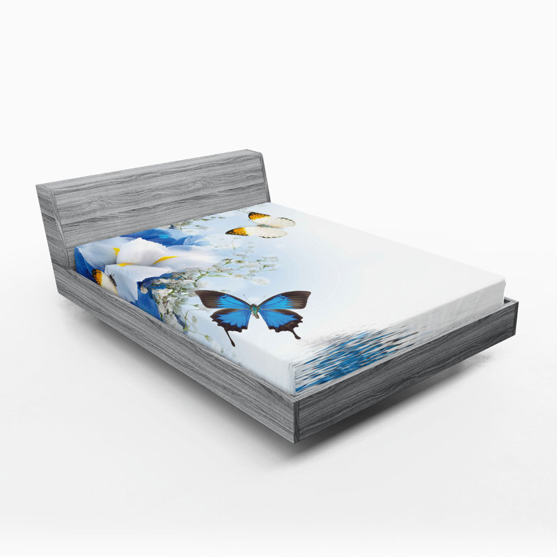 Ensemble de 2 draps-housses Ambesonne, Ensemble de draps pour grand lit