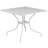 Chanea 35.5'' Square Indoor-Outdoor Steel Patio Table Set with 4 Square Back Chairs-758232583