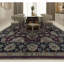 Tapis vert noué à la main de haute qualité