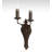 Torsade Steel Candle Wall Light