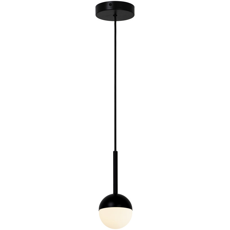 Contina 1 - Light Sphere Pendant, Black