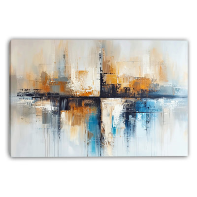 «Cross District», art mural sur toile tendue